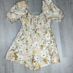 Spartina 449 Beige Floral Garment